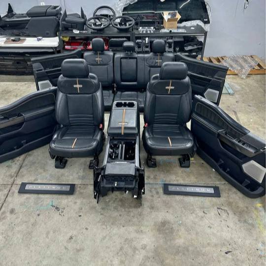 2021+ F150 Platinum Interior Complete Interior FITS FORD F150 2021+ Includes Seats Console Door steps/sills