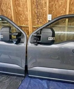 2023-2025 Ford F-250, F-350, F-450, and F-550 Crew Cab gray front and rear doors for both driver and passenger sides in excellent pristine condition.