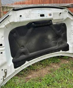 Alternative view of F150 hood 2015-2020 Good condition hood painted Oxford white. Will fit years 2015-2020.
