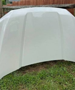 F150 hood 2015-2020 Good condition hood painted Oxford white. Will fit years 2015-2020.