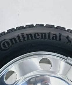 Alternative view of CHROME SET 6x WHEELS 2025 FORD F450 F550 225/70R19.5 CONTINENTAL HDR5