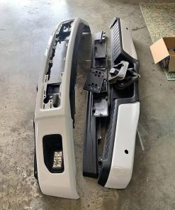 2015 2016 2017 Ford F150 OEM White Front and Rear/Back Bumpers