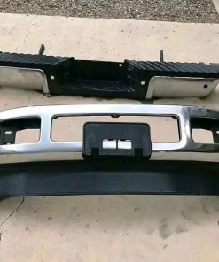2008 2009 2010 Ford F250 F350 F450 F550 OEM Chrome Front Bumper with Fog Lights and Rear Bumper with Parking Sensors