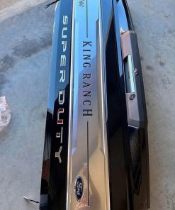 2017 2018 2019 Ford F250 F350 F450 F550 Super Duty King Ranch Black Tailgate with Step and Camera