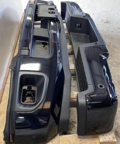 2020 2021 2022 Ford F250 F350 F450 F550 Black Front and Rear/Back Bumpers with Parking Sensors
