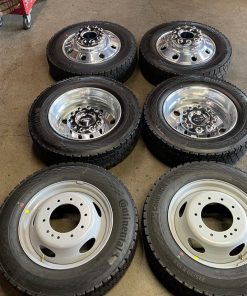 SIX 2025 Ford F450 F550 Dually Factory Forged 19.5 Wheels Tires OEM Rims 225/70/195