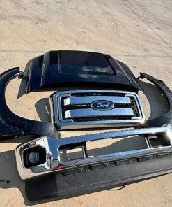 2011 2012 2013 2014 2015 2016 Ford F250 F350 F450 F550 Black Front End/Clip Includes: Black front fenders driver side and passenger side. Chrome Grille Chrome Front Bumper with Fog Lights Black Hood
