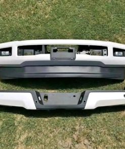2017 2018 2019 Ford F250 F350 F450 F550 Superduty Platinum White Front and Rear/Back Bumpers with Fog Lights and Parking Sensors