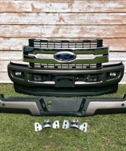 2017 2018 2019 Ford F250 F350 F450 F550 Superduty Grille, Front and Rear/Back Bumpers with Fog Lights, Parking Sensors and Tow Hooks