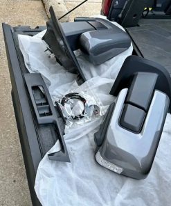2024 2025 Ford F150 OEM Carbonize Metallic Grey Power Folding Side Mirrors with Camera