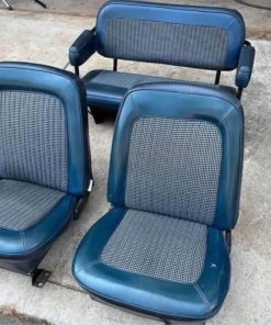 1977 bronco Original houndstooth Ranger seats.